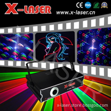 Animation Laser Beam Firework RGB Laser 2W RGB Laser with SD Card Free Ishow Laser Light